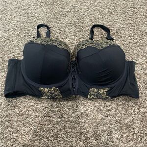Cacique boost balconette bra size 46DD black